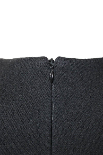 Alaia Women Black Bodycon Mini Dress Sleeveless Size 36