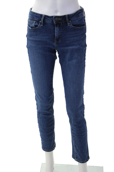 Calvin Klein Jeans Women Skinny Ankle Dark Blue Low Rise Jeans Size 6