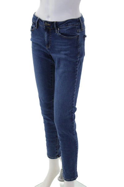 Calvin Klein Jeans Women Skinny Ankle Dark Blue Low Rise Jeans Size 6