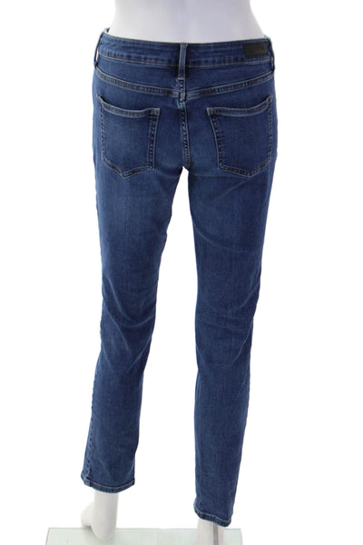 Calvin Klein Jeans Women Skinny Ankle Dark Blue Low Rise Jeans Size 6