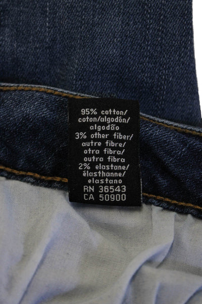 Calvin Klein Jeans Women Skinny Ankle Dark Blue Low Rise Jeans Size 6
