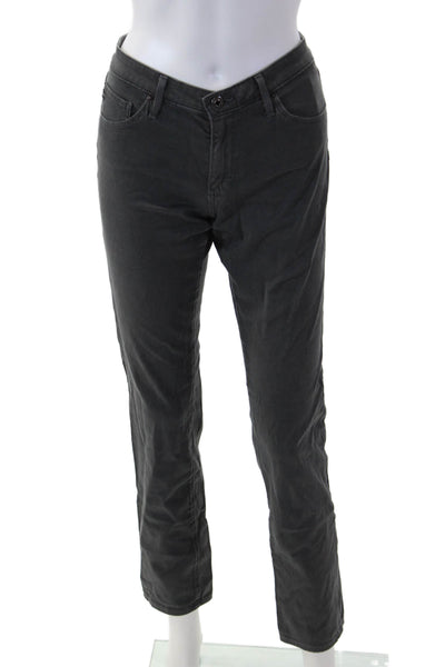 AG Womens Cropped Dark Gray Pants Size 29