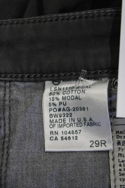 AG Womens Cropped Dark Gray Pants Size 29