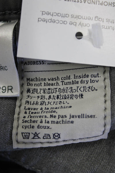 AG Womens Cropped Dark Gray Pants Size 29