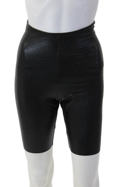 Commando Unisex Biker Shorts Black Size M
