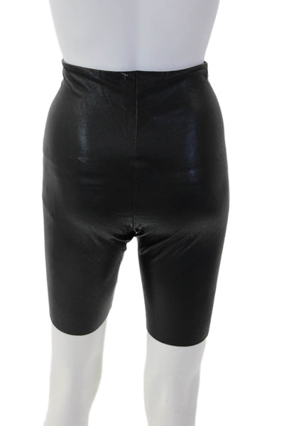 Commando Unisex Biker Shorts Black Size M