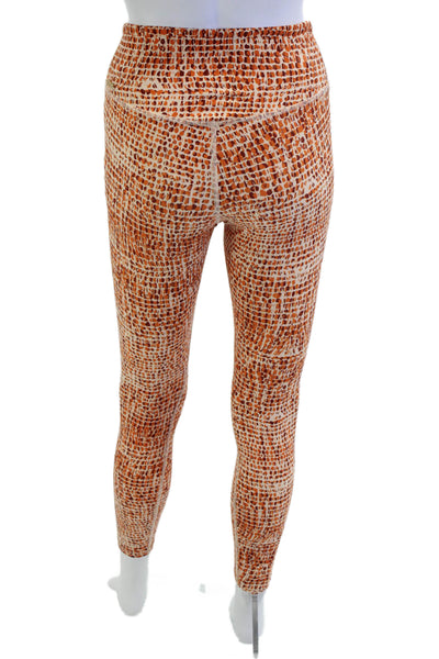 L Space Womens Beige Animal Print Ankle Jeggings Size S