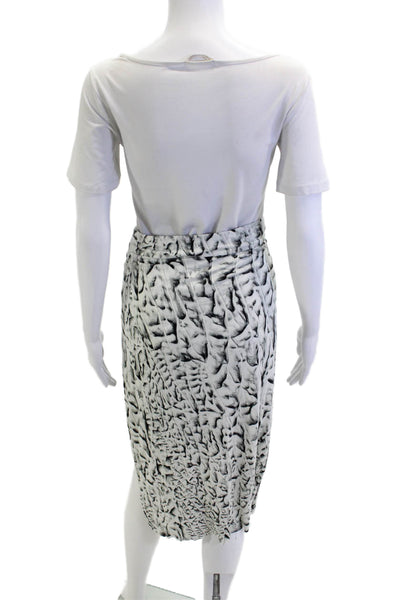 Helmut Lang Womens Wrap Black Skirt Knee Length Size S