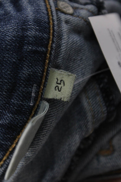 Rag & Bone Jean Women Ankle Skinny Jeans Dark Blue Mid Rise Size 25