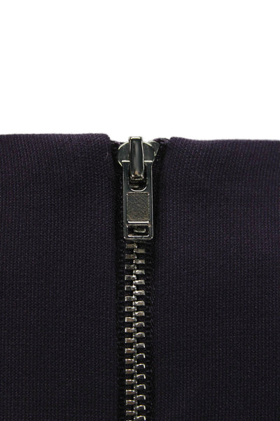Elizabeth & James Womens Bodycon Mini Dress Purple Long Sleeve Size 2