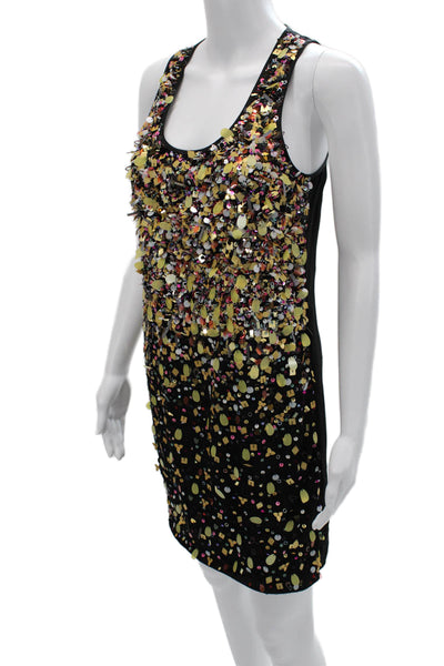 Elizabeth & James Women Tank Dress Black Short Nylon Blend Size XS
