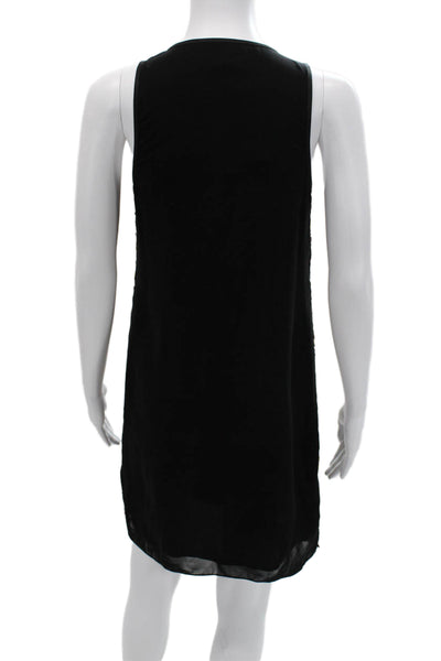 Elizabeth & James Women Tank Dress Black Short Nylon Blend Size XS
