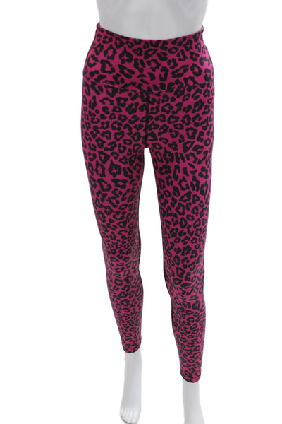 Beach Riot Women Ankle Jegging Black Animal Print Size S