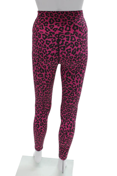 Beach Riot Women Ankle Jegging Black Animal Print Size S