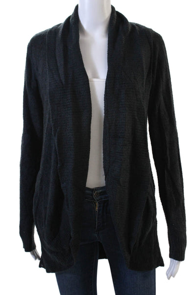 Barefoot Dreams® Unisex Cardigan Black Long Sleeve Size S