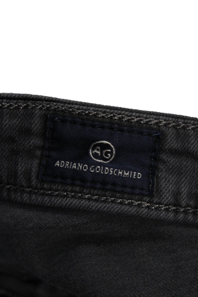 AG Adriano Goldschmied Women Skinny Jeans Dark Gray Mid Rise Size 26