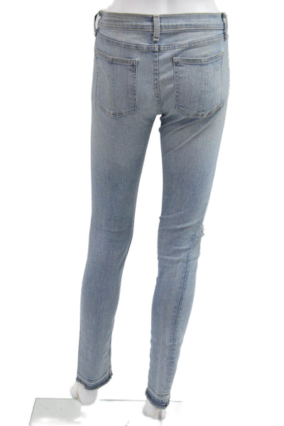 Rag & Bone Jean Women Skinny Jeans Light Blue Mid Rise Inseam 30 Size 28