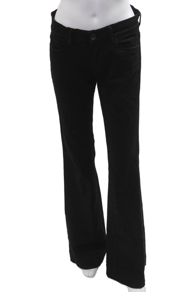 J Brand Womens Mid Rise Black Jeans 35 Inseam Size 29