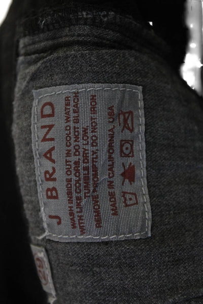 J Brand Womens Mid Rise Black Jeans 35 Inseam Size 29
