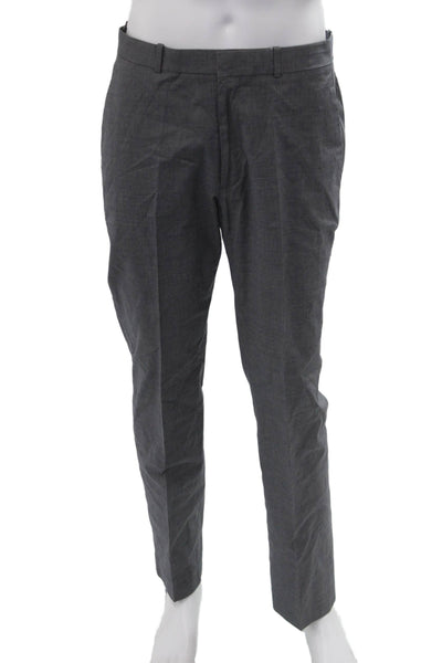 Perry Ellis Mens Gray Chino Dress Pants Size 32