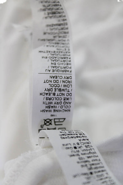 Athleta Women Basic Sleeveless Tank White Round Neck Size XS