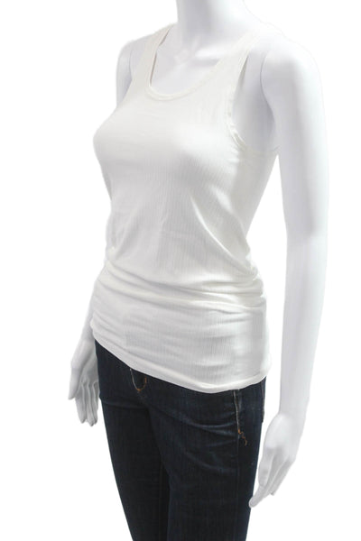 Athleta Womens Basic White Sleeveless Tank Size XS