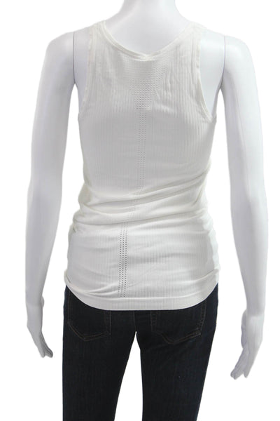 Athleta Womens Basic White Sleeveless Tank Size XS