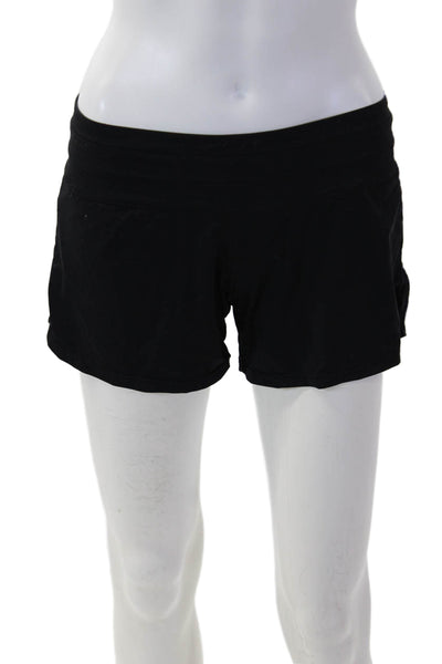 Athleta Unisex Black Beach Nylon Spandex Shorts Size XS