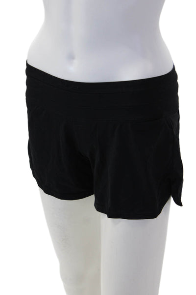 Athleta Unisex Black Beach Nylon Spandex Shorts Size XS