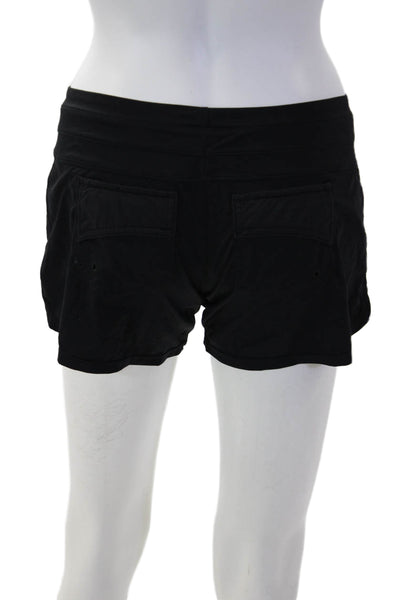 Athleta Unisex Black Beach Nylon Spandex Shorts Size XS