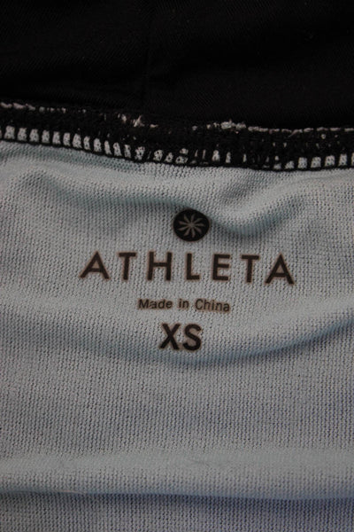 Athleta Unisex Black Beach Nylon Spandex Shorts Size XS