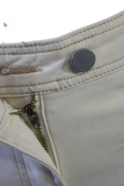 La Petite Etoile Paris Women Beige Chinos High Rise Button Size 36