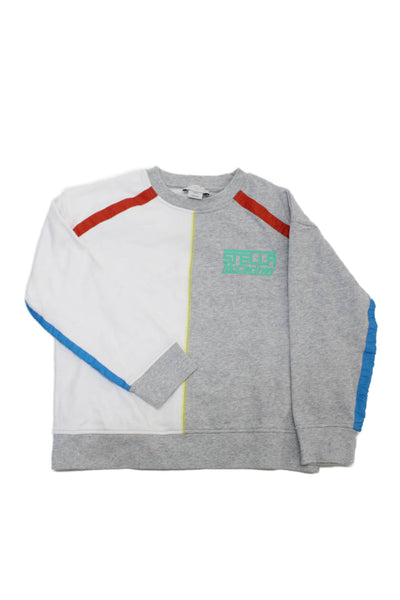 Stella McCartney Kids Unisex Kids Cotton Graphic Sweatshirt Gray Size 10