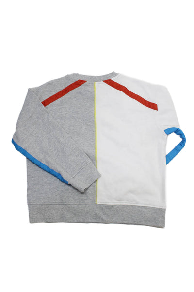 Stella McCartney Kids Unisex Kids Cotton Graphic Sweatshirt Gray Size 10