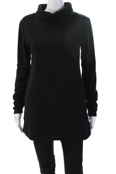 Dudley Stephens Unisex Black Mock Neck Pullover Sweater Long Sleeve Size S