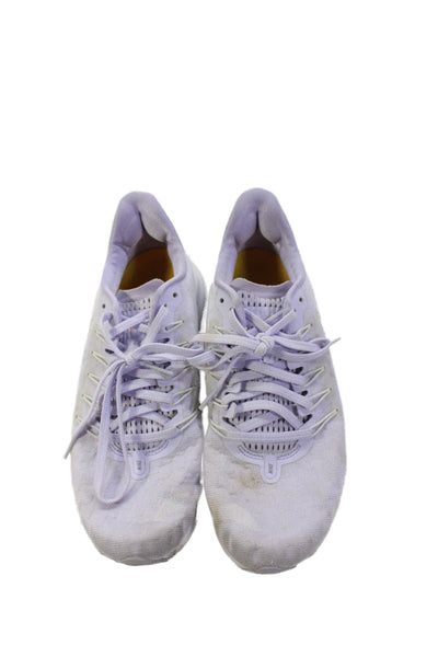 Nike Womens Solid Lace Up Low Top Sneakers Purple Size 8