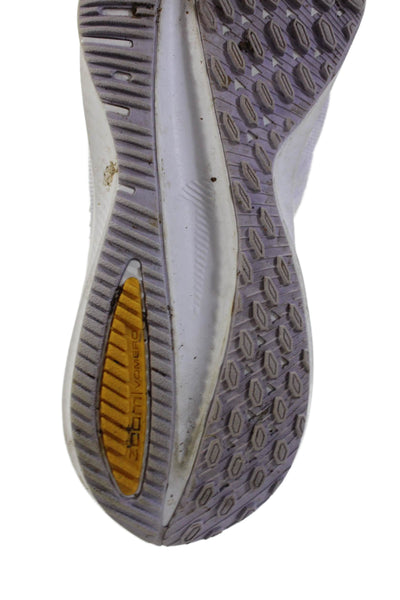 Nike Womens Solid Lace Up Low Top Sneakers Purple Size 8