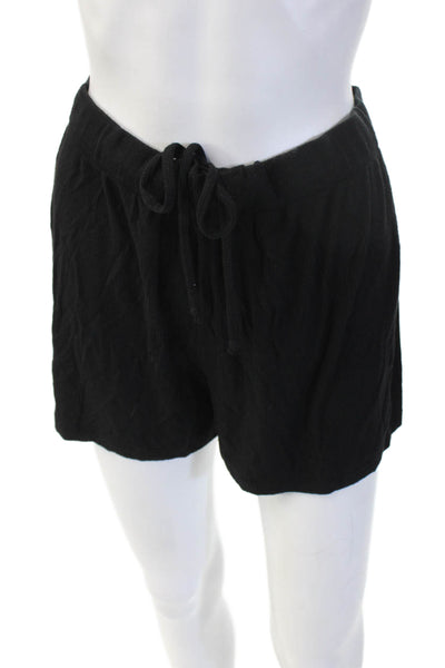 Skims Unisex Sweat Shorts Black Drawstring Size S
