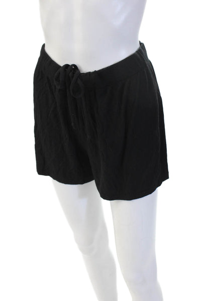 Skims Unisex Sweat Shorts Black Drawstring Size S