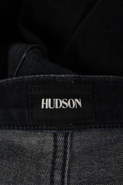 Hudson Womens Skinny Ankle Dark Blue Jeans Size 28