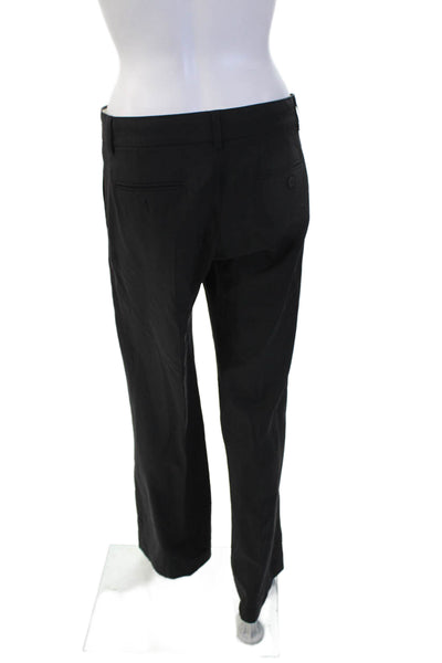 Theory Unisex Black Wool Blend Dress Pants Button Closure Inseam 31 Size 4