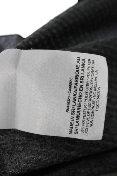 Nike Womens Basic Dark Gray Sleeveless High Neck Tank Polyester Size S