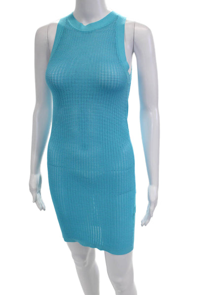 Solid & Striped Womens Light Blue Bodycon Tank Dress Sleeveless Mini Size XS