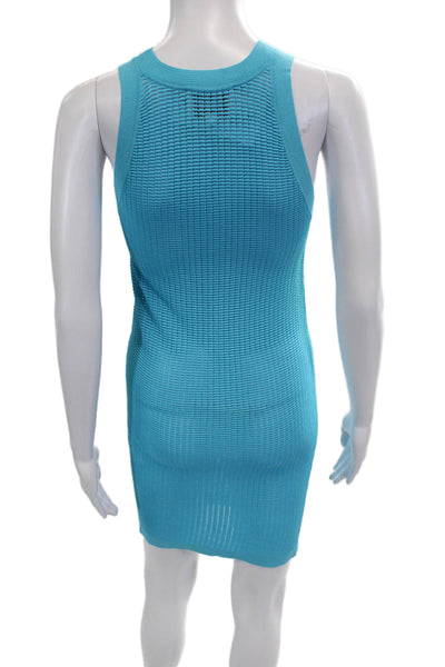 Solid & Striped Womens Light Blue Bodycon Tank Dress Sleeveless Mini Size XS