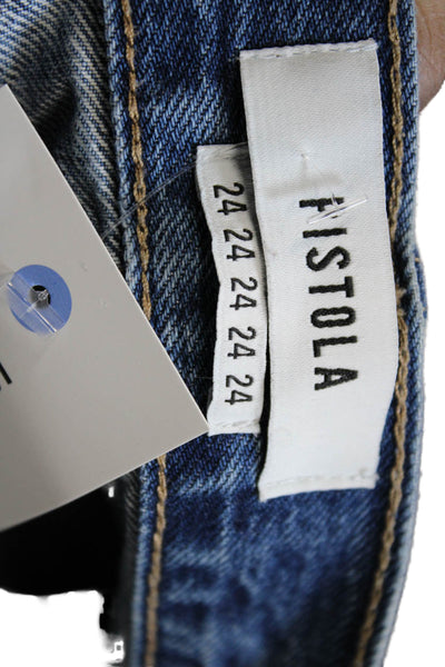 Pistola Unisex 90s Cotton Blue Shorts Size 24