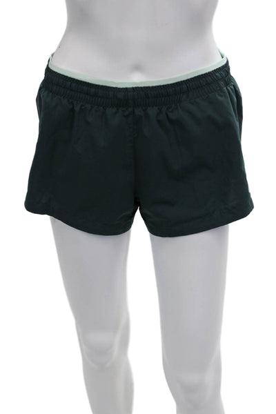 Nike Unisex Sports Solid Dark Gray Polyester Blend Shorts Size XS