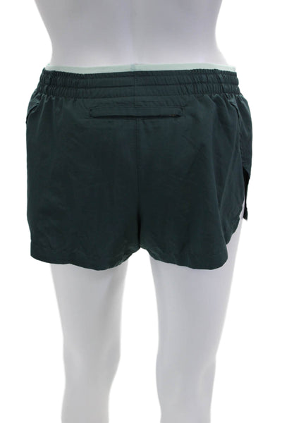Nike Unisex Sports Solid Dark Gray Polyester Blend Shorts Size XS