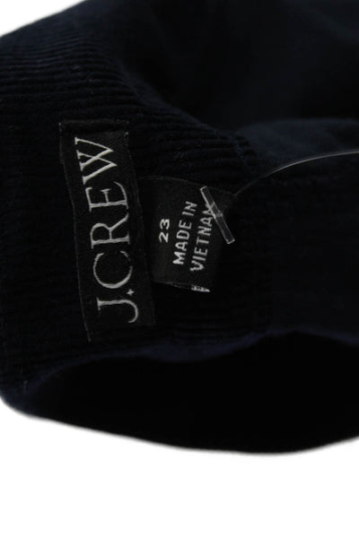 J Crew Womens Cropped Dark Blue Pants Size 23