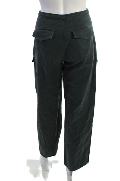Superdown Unisex Green Cargo Drawstring Cotton Pants Size 2XS