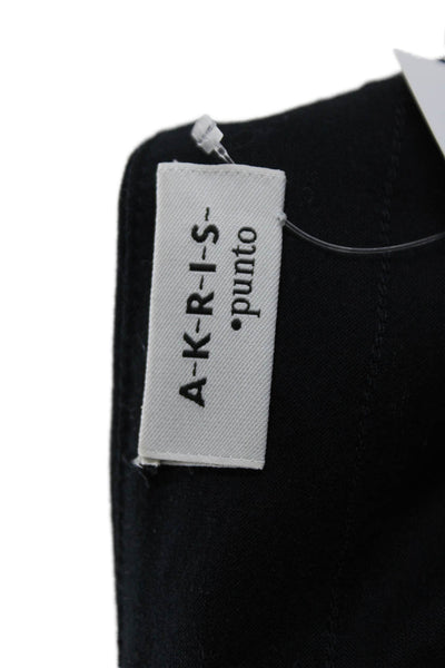 Akris Punto Womens Basic V Neck Sleeveless Tank Black Size 8